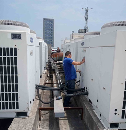 江永中央空调制热和不制冷系统维修方法